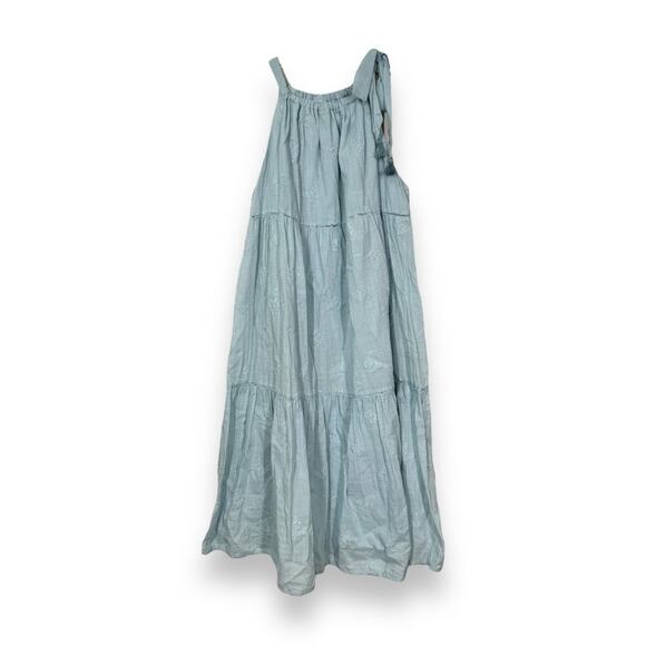 Zimmermann Other - Zimmermann Kids Andie Embroidered Cotton Dress 10 Blue Butterfly Sleeveless
